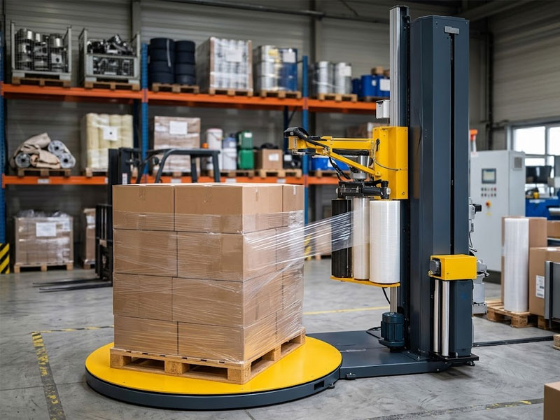 Pallet-Stretch-Wrapping-Machine